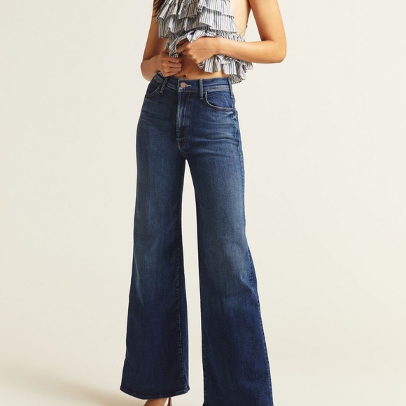 Mother Denim The Hustler High Rise Roller Heel Jeans Sz 30 - Picture 5 of 8